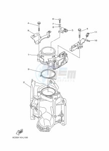 LF300XCA drawing THROTTLE-BODY