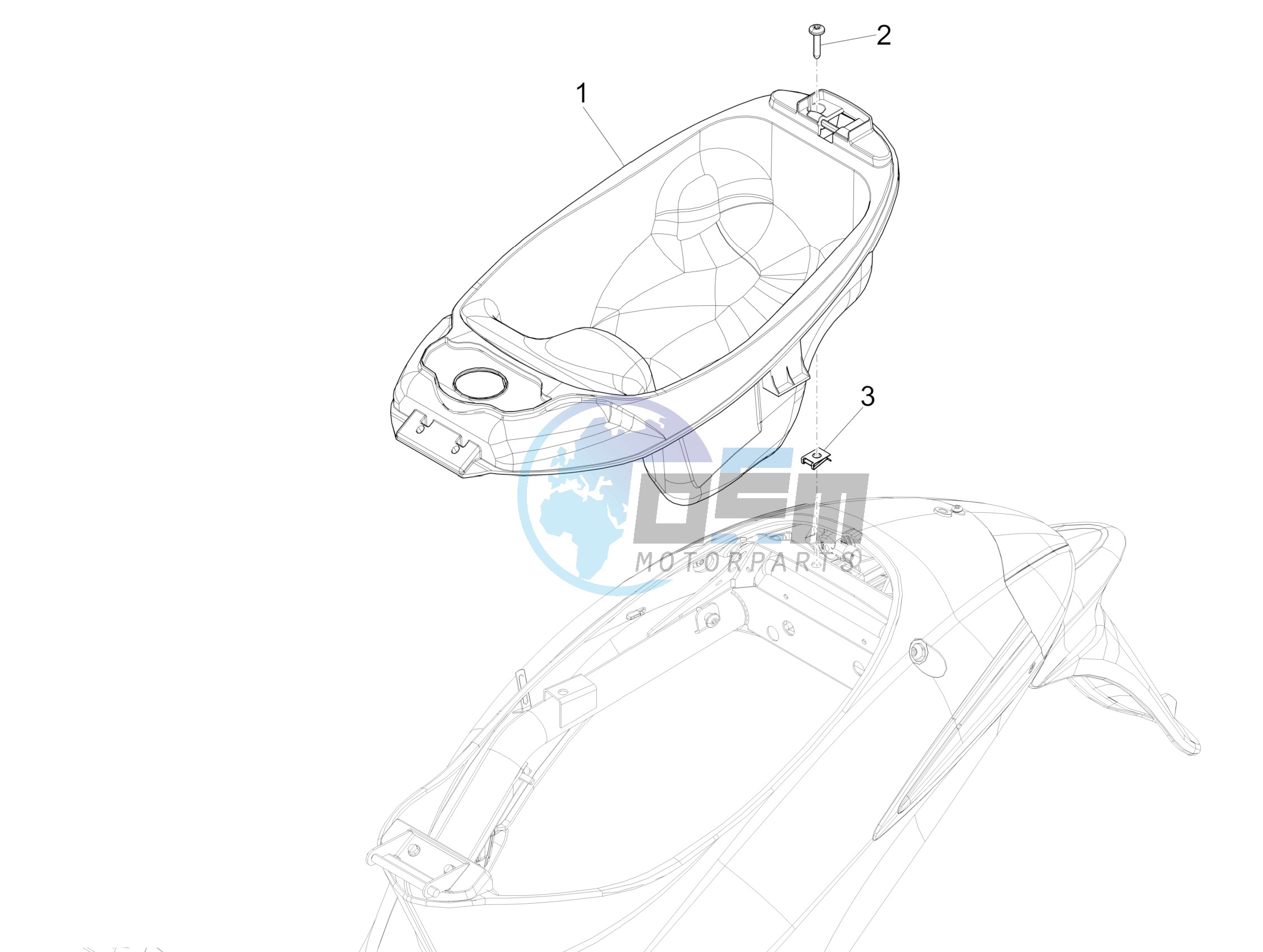 Helmet box - Undersaddle