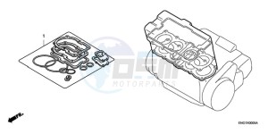 CBR1000RA9 France - (F / ABS CMF MME REP) drawing GASKET KIT A