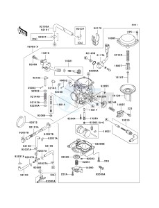 VN 800 E [VULCAN 800 DRIFTER] (E6F) E6F drawing CARBURETOR