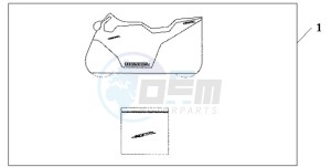 CBR600RR9 U / MME SPC 2U drawing INDOOR CYCLE COVER