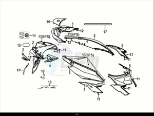 JET 14 200I (XC20W1-EU) (M1) drawing BODY COVER