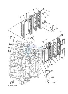 FL200A drawing CYLINDER-AND-CRANKCASE-3