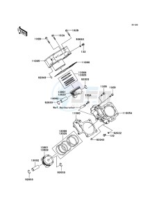 KFX700 KSV700B8F EU drawing Cylinder/Piston(s)