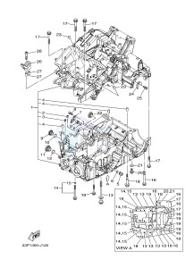 XT1200ZE SUPER TENERE ABS (2KB1 2KB2) drawing CRANKCASE