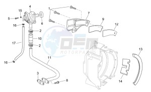 Scarabeo 125-200 e3 (eng. piaggio) drawing Secondary air