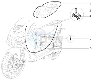 NRG 50 power DD drawing Saddle