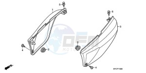 XL125VA EU / CMF - (EU / CMF) drawing SIDE COVER