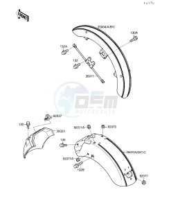 VN 1500 A [VULCAN 88] (A1-A5) [VULCAN 88] drawing FENDER