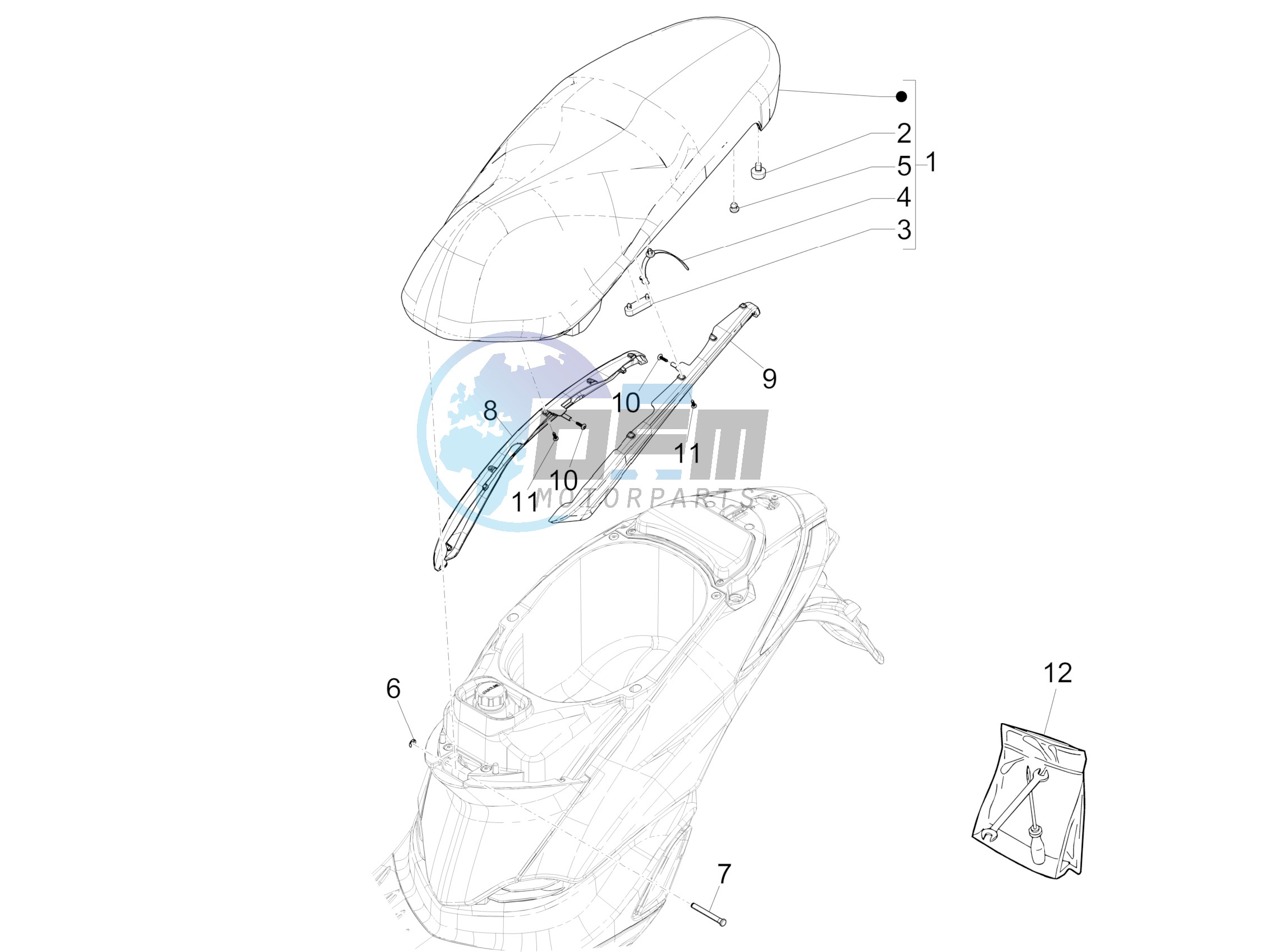 Saddle/seats