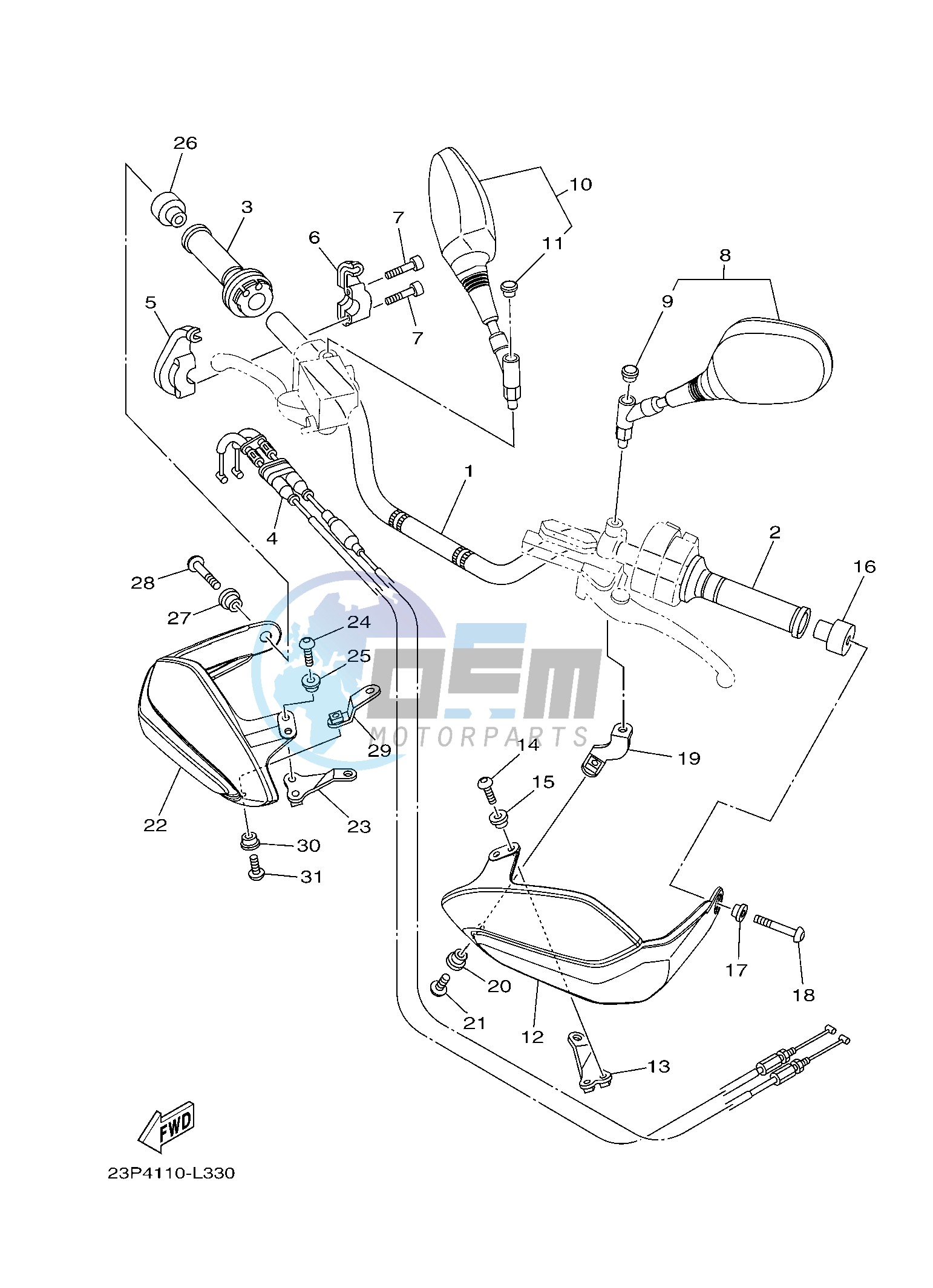 STEERING HANDLE & CABLE