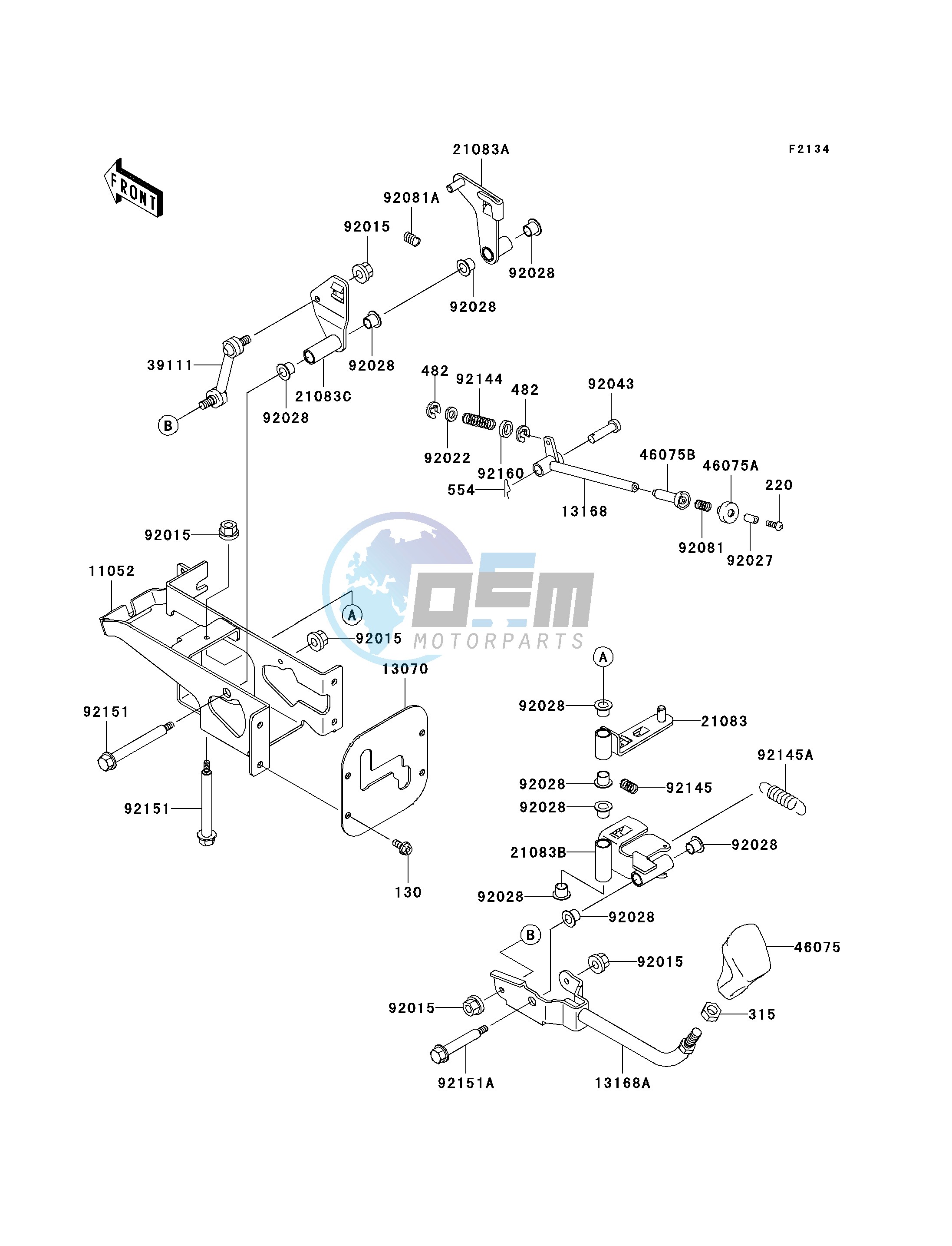 SHIFT LEVER-- S- -