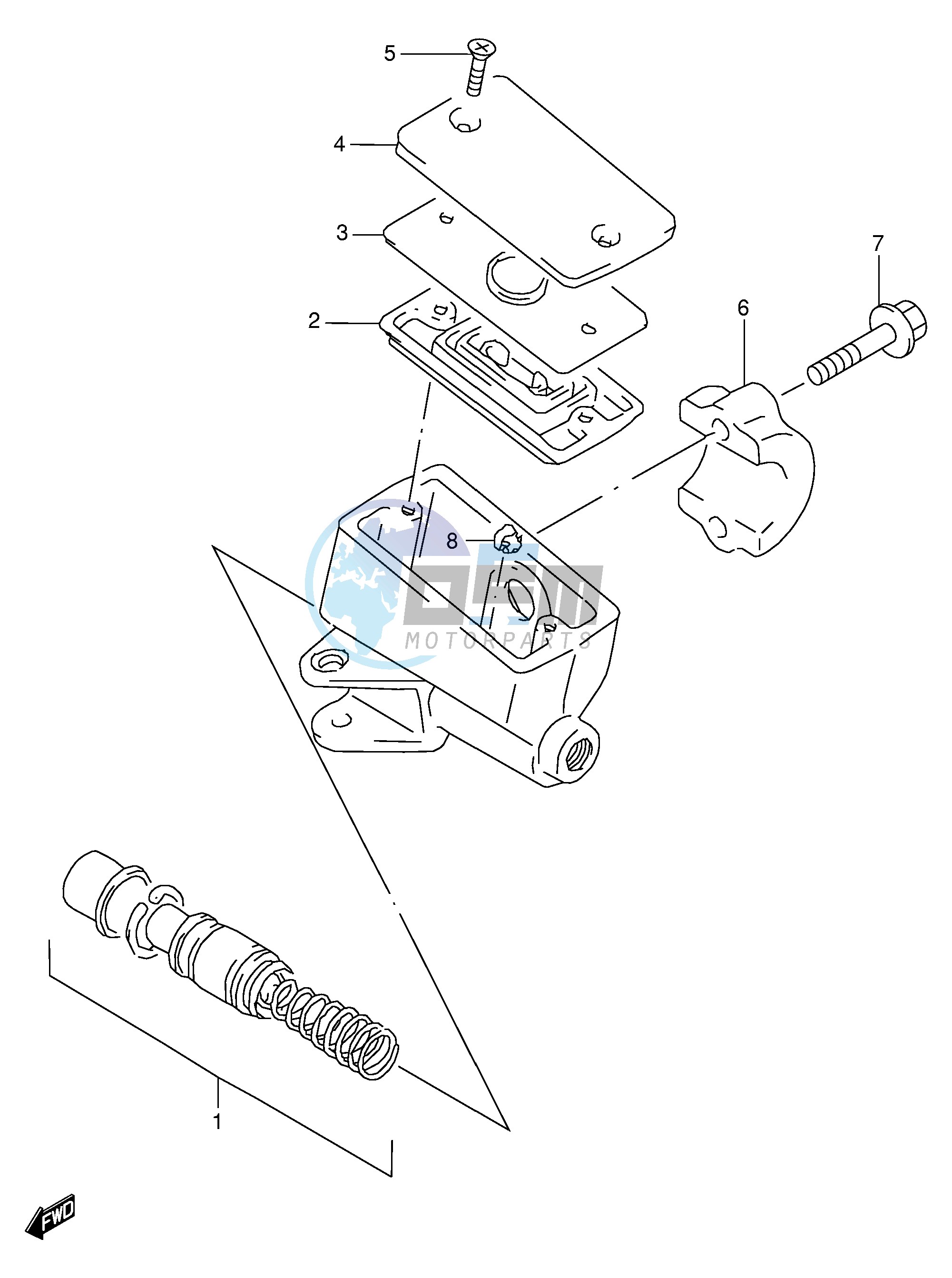 FRONT MASTER CYLINDER