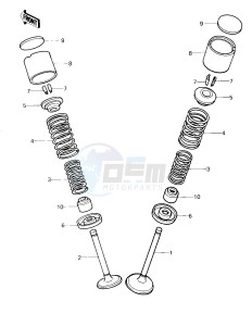 KZ 1300 A (A1-A3) drawing VALVES