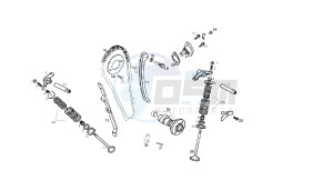 SENDA R BAJA - 125 CC 4T BAJA EU3 drawing VALVE