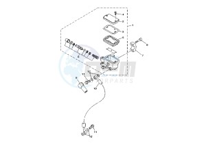 XVS A DRAG STAR CLASSIC 650 drawing FRONT MASTER CYLINDER