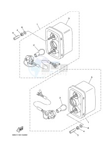 YXM700ES YXM700PSF VIKING EPS SPECIAL EDITION (1XPV) drawing TAILLIGHT