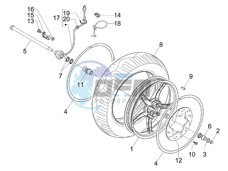 Front wheel