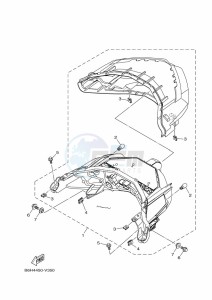 YP125RA XMAX 125 TECH MAX (B9Y3) drawing STAND & FOOTREST 2