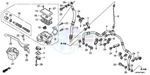 TRX420FPEC drawing FR. BRAKE MASTER CYLINDER