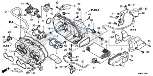 CB1000RD CB1000R UK - (E) drawing AIR CLEANER