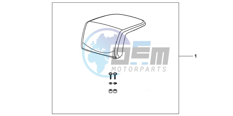 TOP BOX PILLION PAD ( TOP)