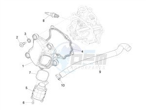 GTV 300 HPE SEI GIORNI IE E4 ABS (NAFTA) drawing Cylinder head cover