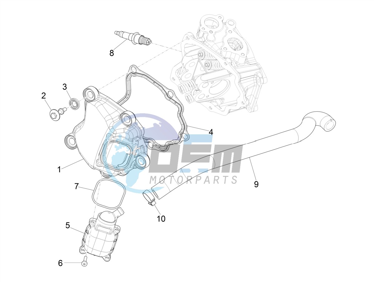 Cylinder head cover