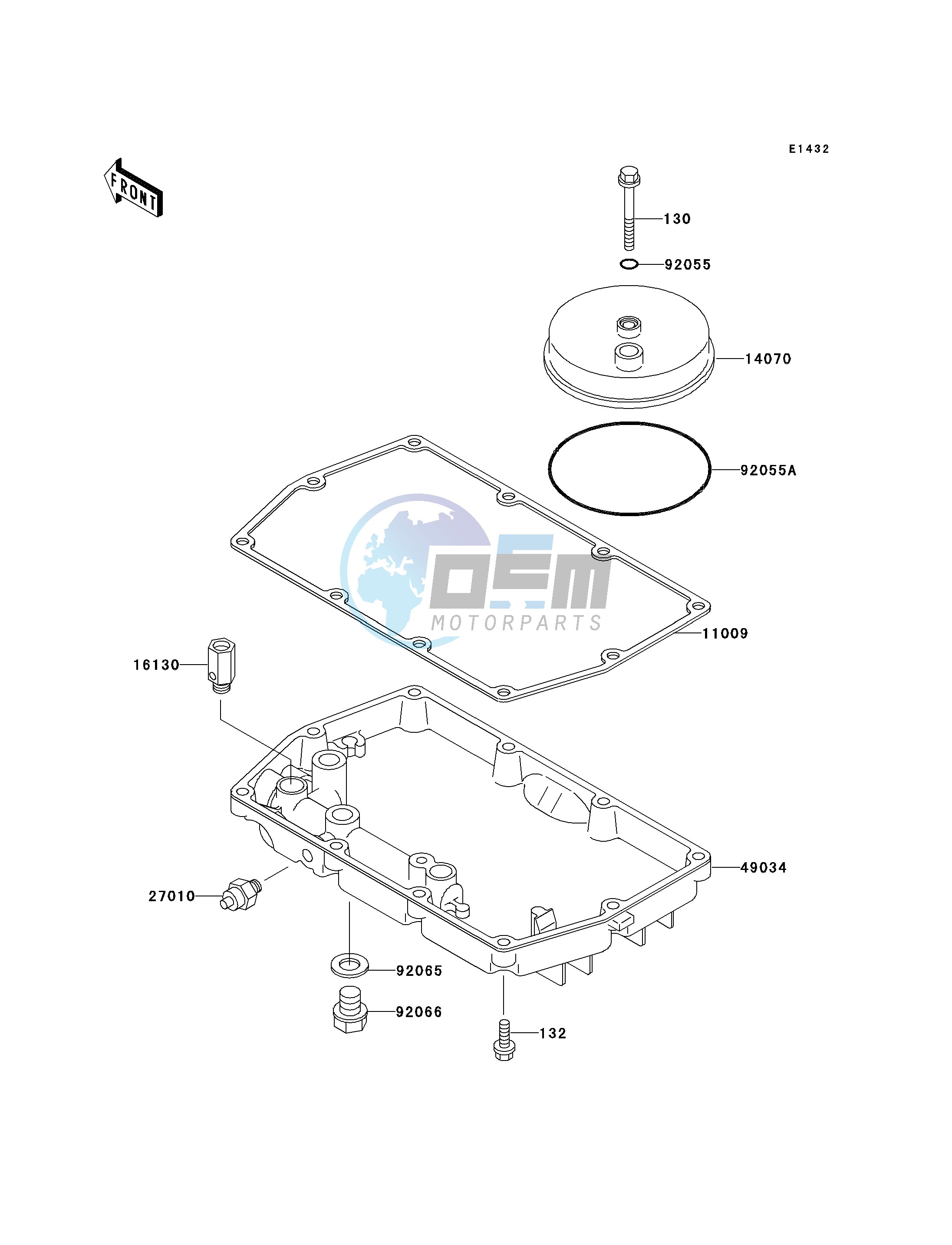 BREATHER COVER_OIL PAN