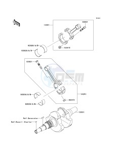 KVF 700 B [PRAIRIE 700 4X4 HARDWOODS GREEN HD] (B1-B2) [PRAIRIE 700 4X4 HARDWOODS GREEN HD] drawing CRANKSHAFT