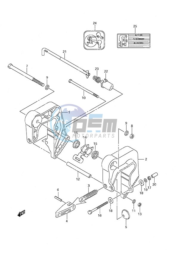 Clamp Bracket Non-Remote Control