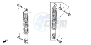 SH300A drawing REAR CUSHION