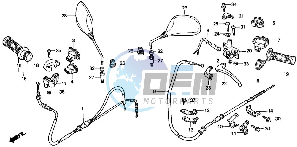 HANDLE LEVER/SWITCH/CABLE (1)