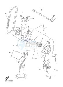 YZF-R6 R6 600 (1JSX) drawing OIL PUMP