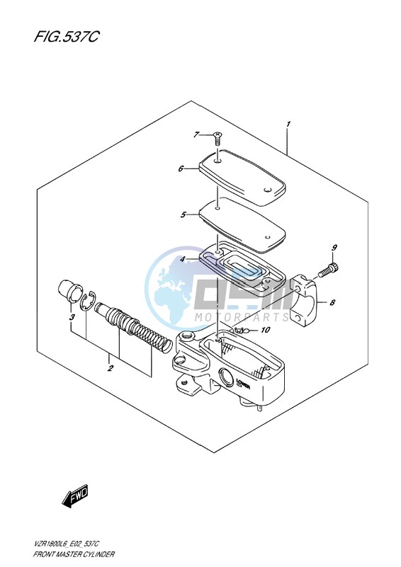 FRONT MASTER CYLINDER (E19)