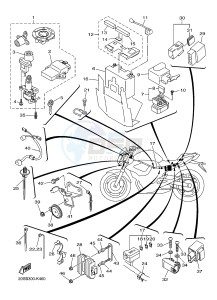 XJ6N 600 XJ6-N (NAKED) (20SL 20SM) drawing ELECTRICAL 2