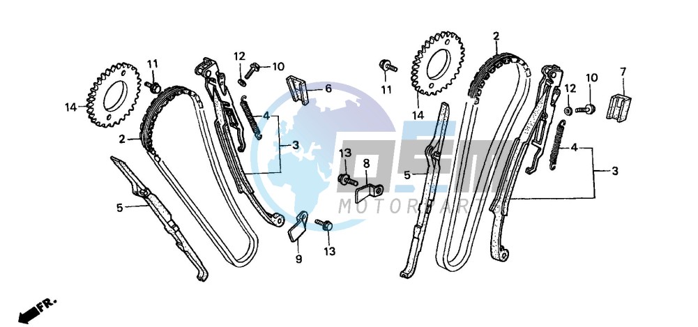 CAM CHAIN/TENSIONER