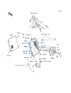 VN 1700 C [VULVAN 1700 NOMAD] (9FA) C9FA drawing RADIATOR