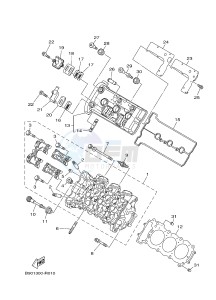 MT-09 TRACER MT09TRA TRACER 900 (2SCL) drawing CYLINDER HEAD