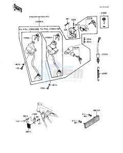 KZ 1000 J (J1-J3) drawing IGNITION SWITCH_LOCKS_REFLECTORS