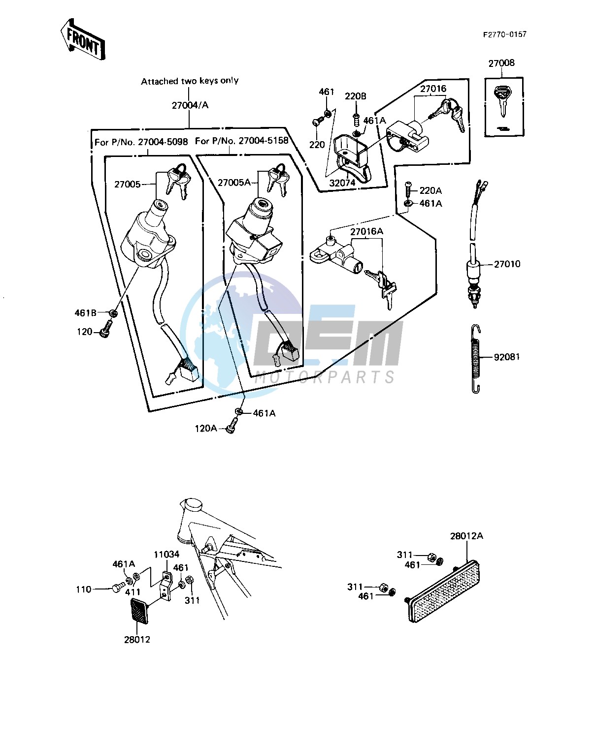 IGNITION SWITCH_LOCKS_REFLECTORS