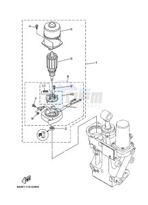 F350AETU drawing TILT-SYSTEM-2