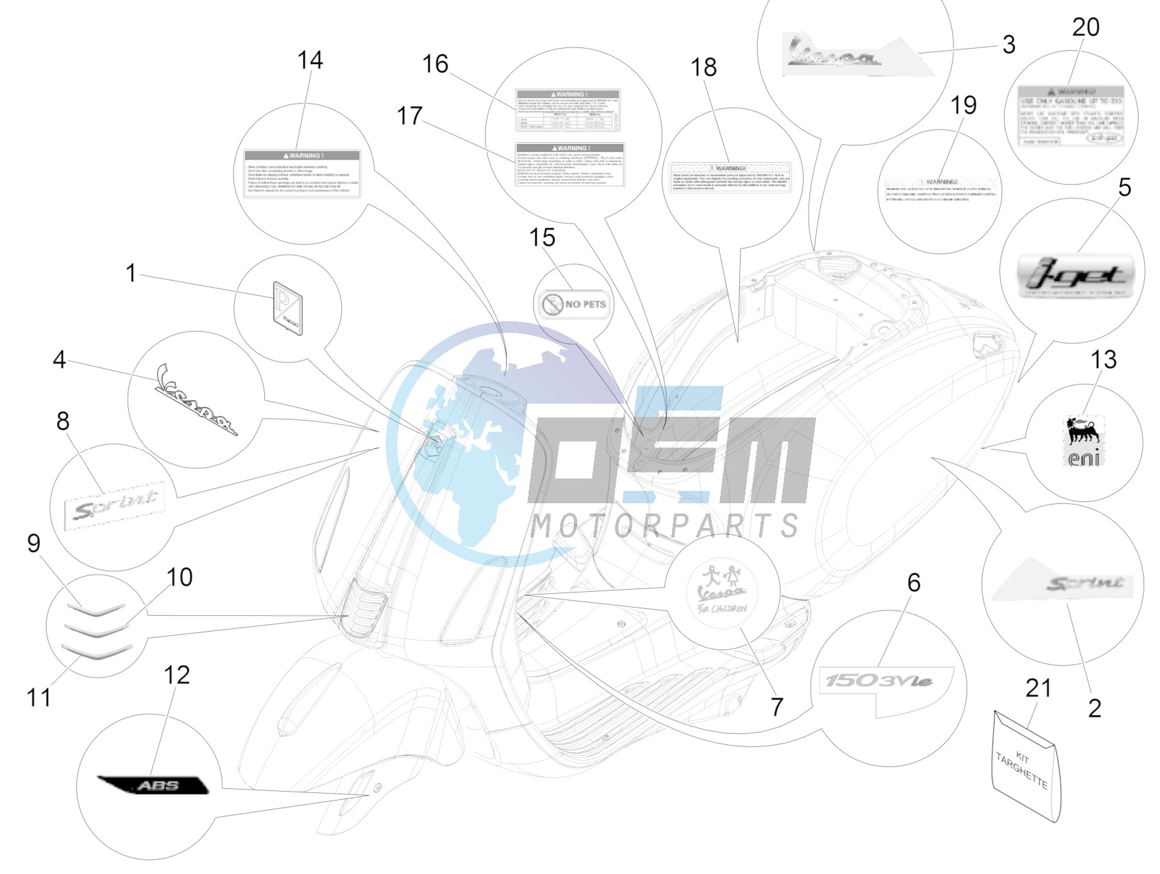 Plates - Emblems