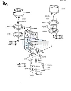 KZ 250 L [CSR BELT] (L1) [CSR BELT] drawing METERS