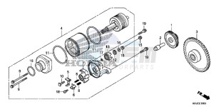 FES125C drawing STARTING MOTOR