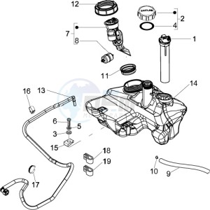 S 125 4T ie E3 College drawing Fuel Tank