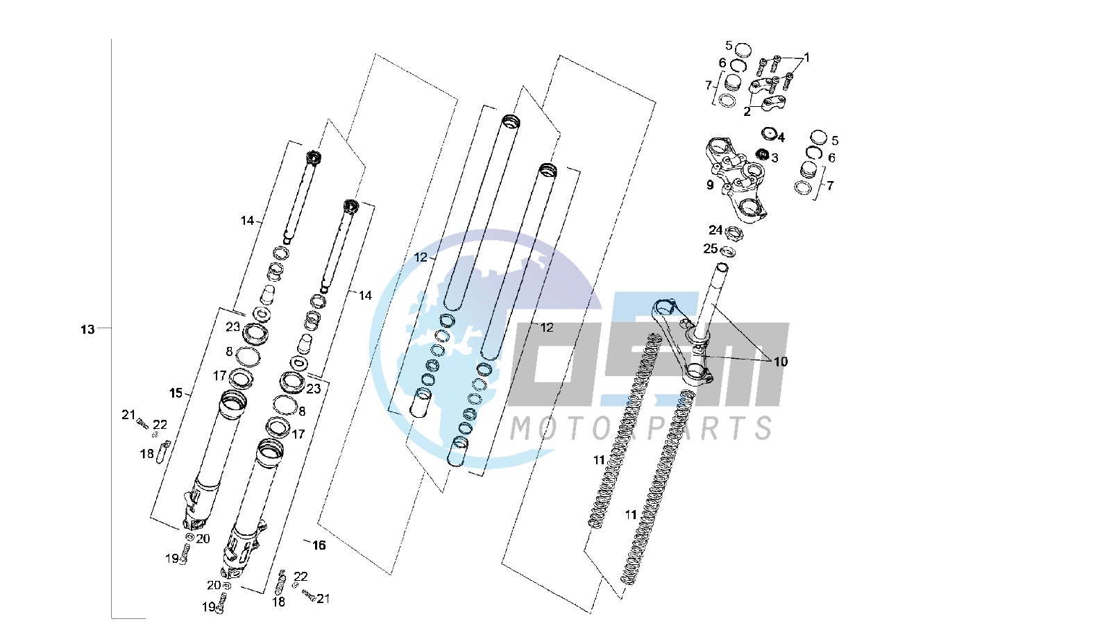 FRONT FORK PAIOLI