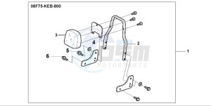 CMX250C REBEL drawing BACKREST KIT