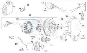 Classic 125 drawing Ignition unit