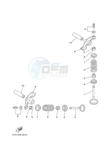 YBR125E (4P2G 4P2H 4P2J) drawing VALVE